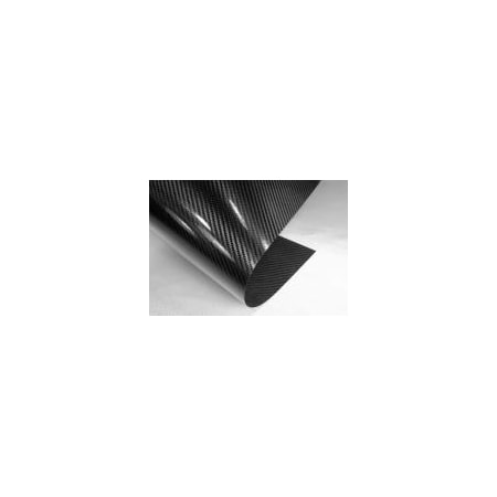 Professional Plastics HI Gloss Carbon Fibre Sheet, 0.039 X 24.000 X 48.000 ( Each) SCF.039X24.000X48.000HG